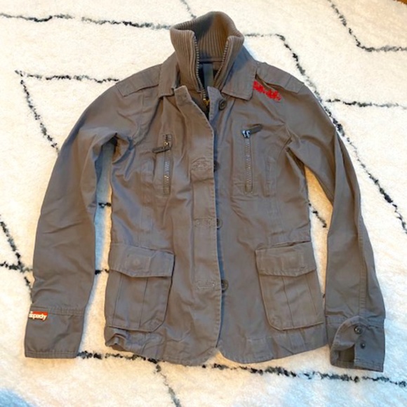 SuperDry Grey Jacket - Picture 2 of 6